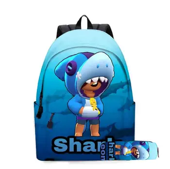 

Hot Game Hero Leon Bagpack School Bags For Boys Girls Student Children School Backpack Satchel Kids Book Bag Mochila