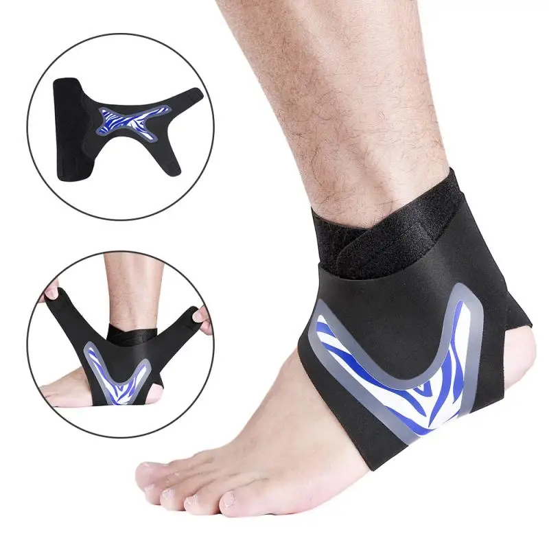 

Pressure Anti-spore Elastic Breathable Adjustable Ankle Support Pad Sports Compression Anti-sprain Ankle Cover AB038 Single