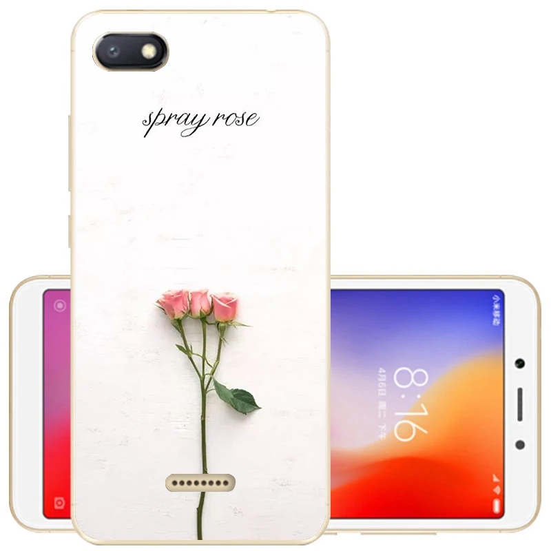 Чехол для Xiaomi Redmi 6A Redmi 6, чехол для Redmi 6A Couqe, Мягкая силиконовая задняя крышка, защитный чехол из ТПУ для Redmi6 6 A, чехол для телефона s - Цвет: 15