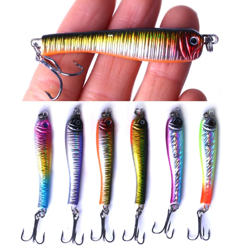 YUCONG 1Pcs Laser Metal Jig Spoon 20g-24g Bass Fishing Lure Tuna Fish Artificial Jigging Bait Jigs Saltwater | Спорт и развлечения