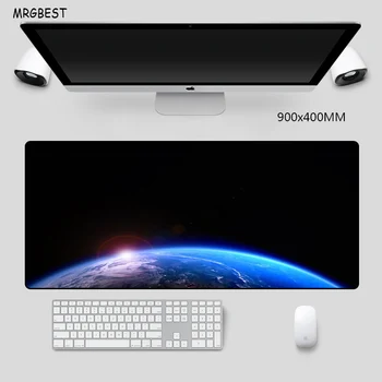 

MRGBES Mouse Pad Large Fantasy Earth Non-slip Nature Rubber with Locked Edge Unique Desktop Pad Game Mousepad Notebook Mice Mats