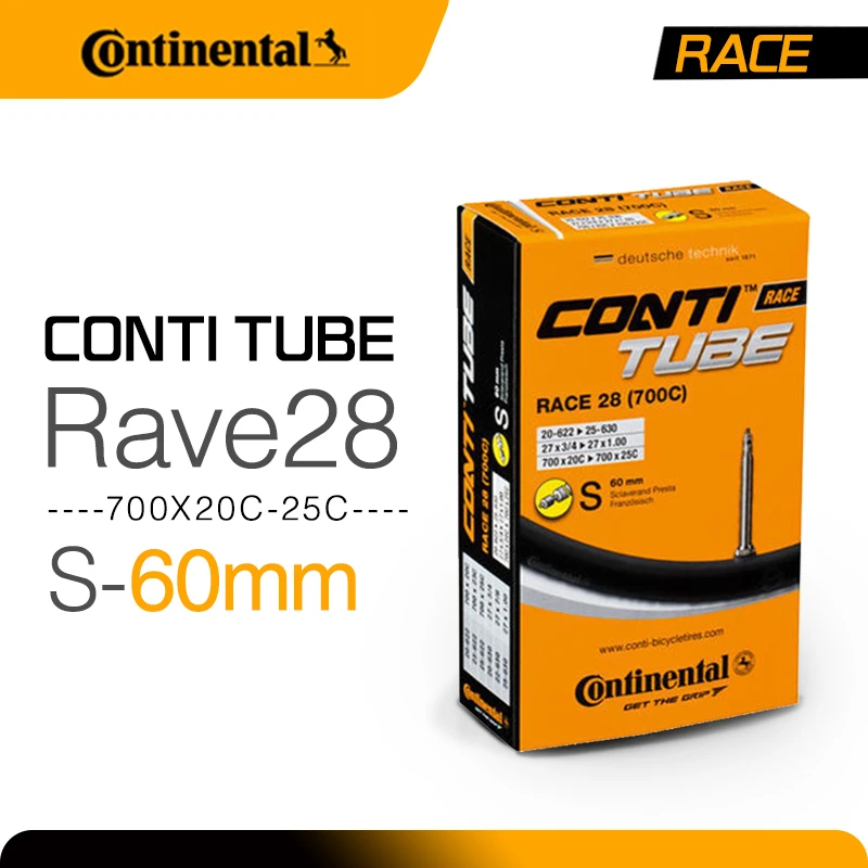 Continental Bicycle Tube Race 28 700C Road Bicycle Muslimah 60Mm Presta Dead Fly Bicicletta Metodo Bocca Camera D'Aria