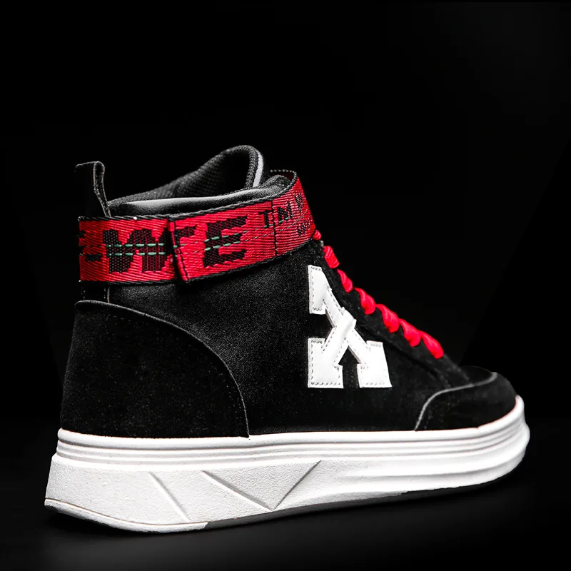 

Autumn Versatile High Shoes Korean-style Trend Men Shoes Trendy Shoes Hip Hop Mid-top Air Force One Casual High State of Shoes