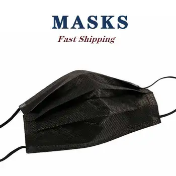 

Free shipping 24h 3-layer Face Mask Mouth Masks Melt Blown Cloth Disposable mascarilas Masks Earloops Masks mascarillas