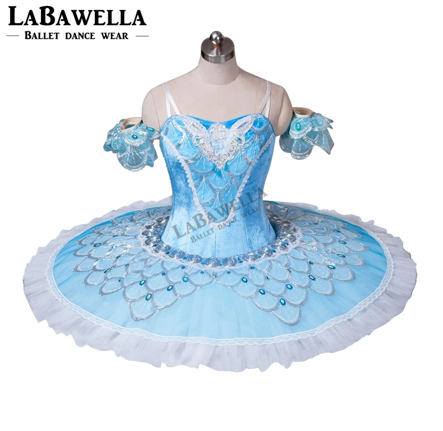 ballet ballerina stage costumes girl BT8928 adult blue bird professional tutu pancake platter competition performance tutus