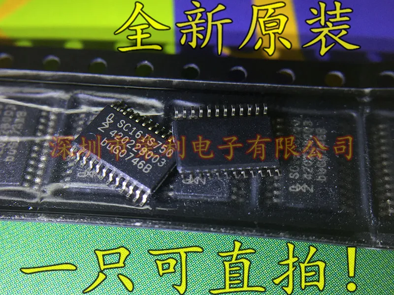 10 шт., новые оригинальные кнопки SC16IS750 SC16IS750IPW TSSOP-24