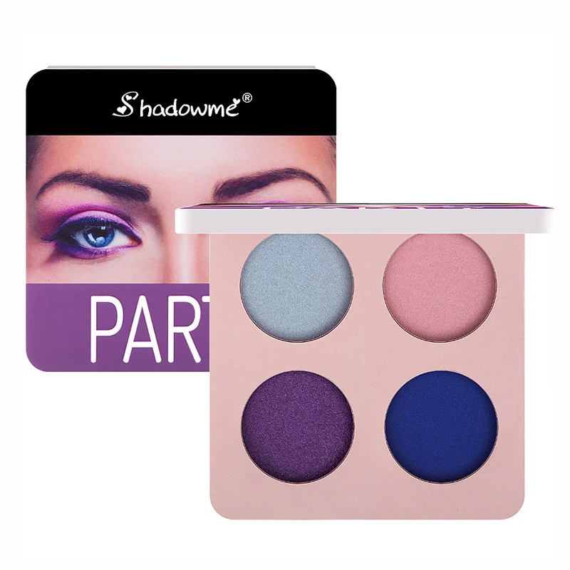 

4 Color Matte Eye Shadow Palette Glitter Nude Powder Pigments Eyes Makeup Balm Make Up Shimmer Cosmetics Eyeshadow Palette