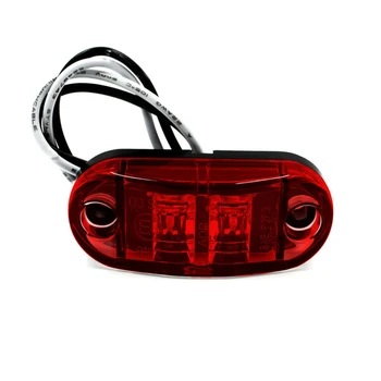 

10 RV Travler Lights Trucks Red Amber 2.5inch Side Marker 12V - 24V DC