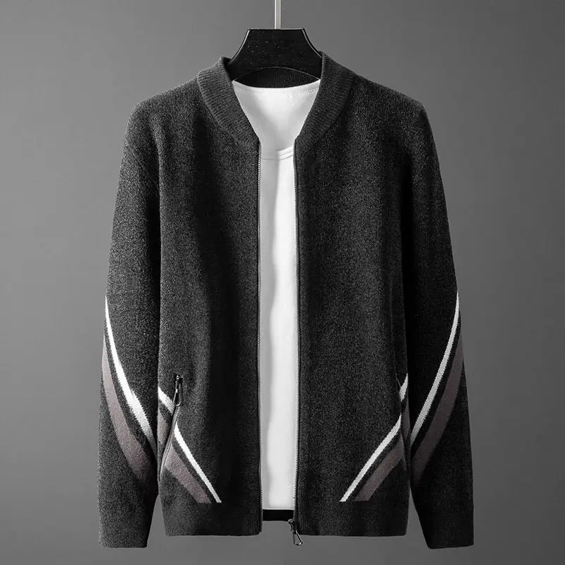 

2020 Autumn New Men's Sweater Fashion Fashion Coat Knitted Cardigan Casual Sweater Men