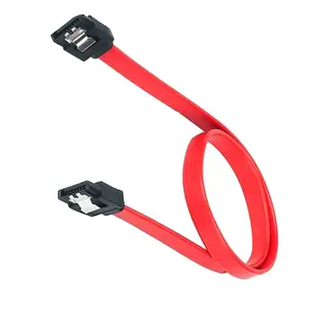 

45cm Serial ATA SATA 2.0 Hard Disk Drive Cable Data Lead Serial ATA II Data Lead Locking Latching without Locking Clip