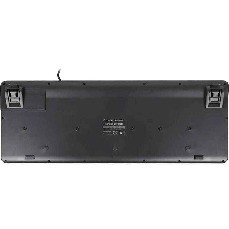 Клавиатура A4 KD-126-2 черный USB slim Multimedia LED