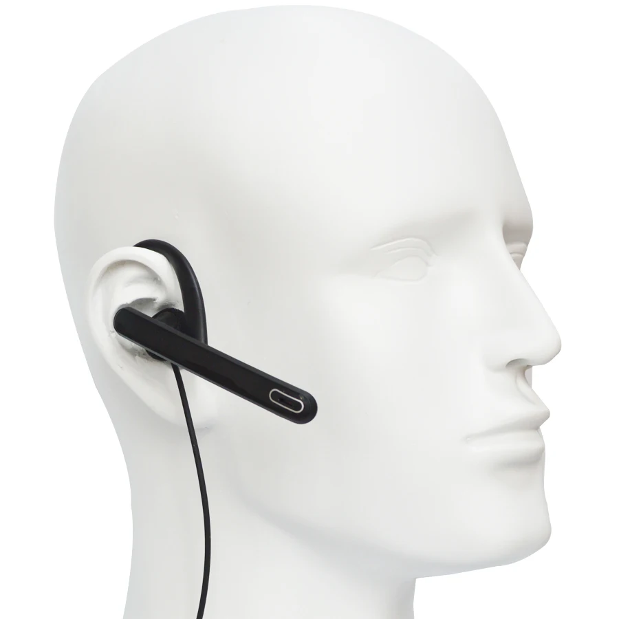 Nueva oreja rod auriculares 2 Pin Barra de oreja del auricular micrófono PTT micrófono táctico auriculares para Radio Walkie Talkie uv-5r BF-888S UV-82 UV-8D