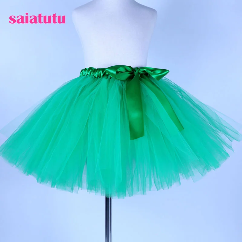 fluffy tulle kids children girl tutu rainbow skirt toddler baby mini costume ball gown party ballet dance wedding pettiskirt