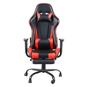 

Wcg Gaming Chair PVC Household Armchair Ergonomic Computer Chair Office Chairs Lift and Swivel Function Adjustable Footrest#1