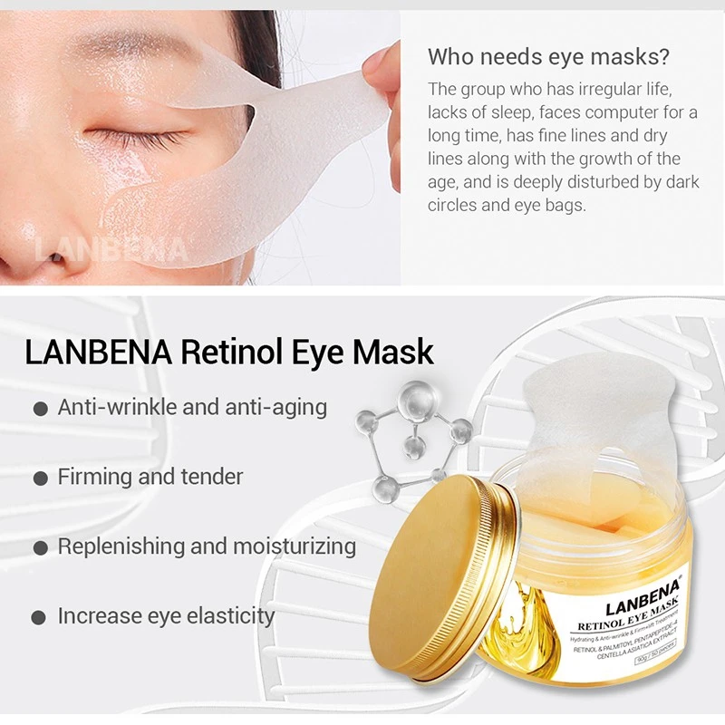 Маска для глаз LANBENA Retinol+ Сыворотка для глаз с гиалуроновой кислотой