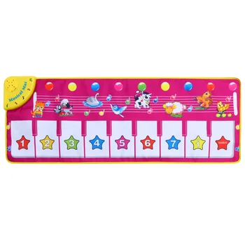 

Carpet Piano Rug Toy Hygienic Creative Educational Durable Musical Playing Mat Piano Rug Toy for Infants Baby Toddlers