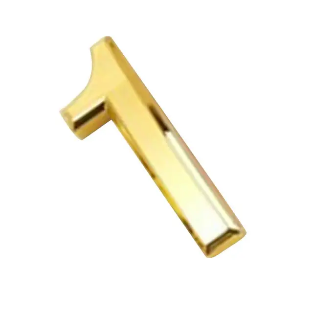 Porte-photo Mémo Décoration Fête Buachois Porte-Numéro De Table Étoile Dorée - 20 Pièces Support Cartes Métallique