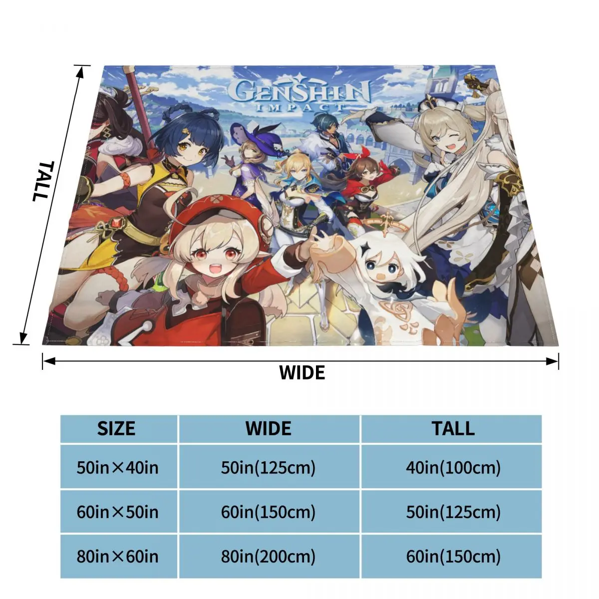 Upetstory Genshin Impact ��� Acg Anime Flannel ����ִ� �ε巯�� ������ ��� Ȩ ��/����