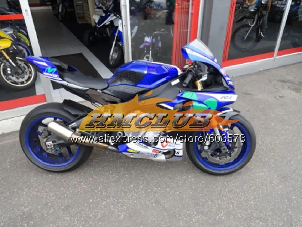 Инъекций для YAMAHA YZF-R1 YZF 1000 R1 блеск для губ silvery127CL. 17 YZF-1000 YZF R 1 YZF1000 YZFR1, 15, 16, 17, обтекатель oem - Цвет: No. 17