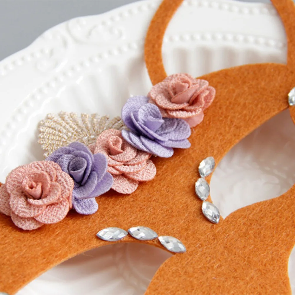 Christmas Mask Costume Party Antler Half Face Animal Mask       Unisex  (14)