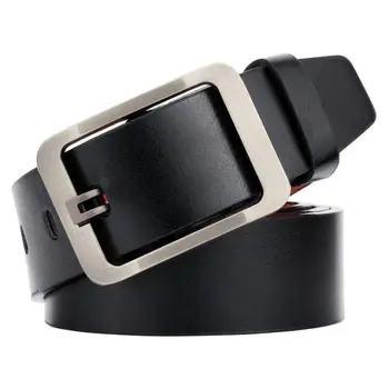 

High quality retro Japanese buckle men's belt retro casual fashion men's belt men's alloy pin buckle business durable pu belt