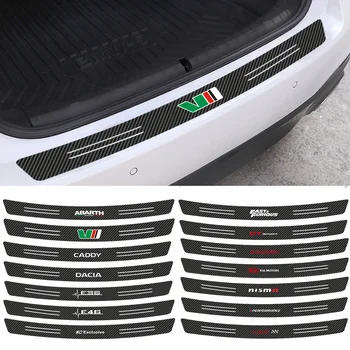 

Car-Styling Tail Trunk Rear Bumper Protector Carbon Fiber Sticker For Ford Toyota Subaru BMW Seat Lada Mercedes etc Accessories