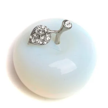 

Opal Quartz Crystal Home Decoration Carved Apple Crystal Carvings
