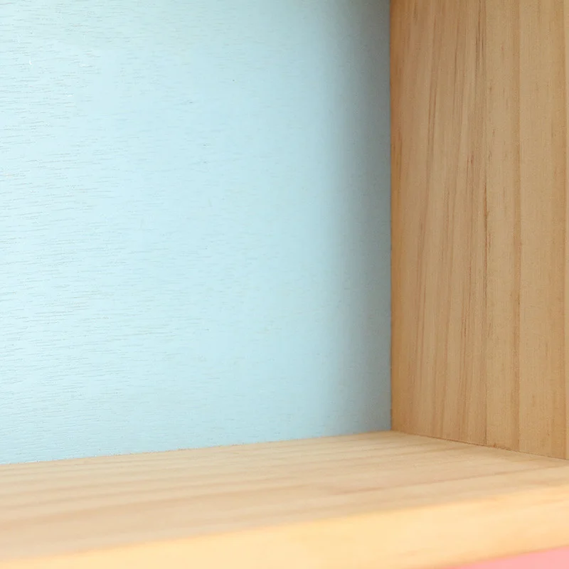 Wooden house shaped shelf box shadow display nursery Scandi natural cute unisex 