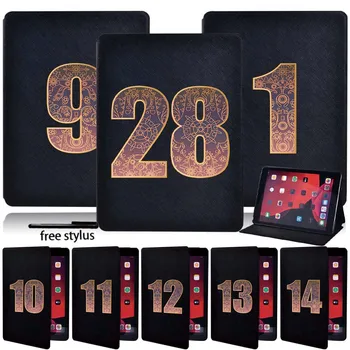 

Tablet Case For Apple IPad Mini 1/2/3/4/5 / IPad 2/3/4 / IPad 5th/6th/7th Leather Shockproof Anti-fall Cover + Stylus