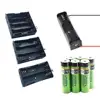 ABS 18650 soporte de batería duro 1, 2, 3, 4 ranuras 18650 titular de baterías 18650 caja de la batería recargable DIY funda de Banco de energía de batería ► Foto 1/6