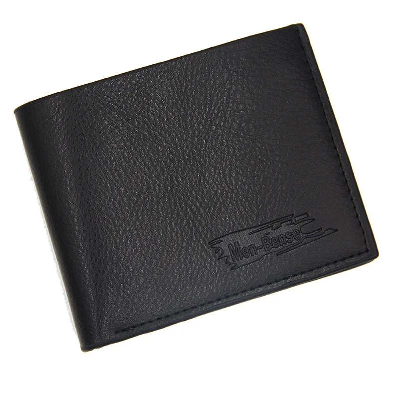 

New Style MEN'S Wallet Short-Style Business Large Capacity Multi Card Bit Embossed Leather Wallet Manufacturers Direct Selling S