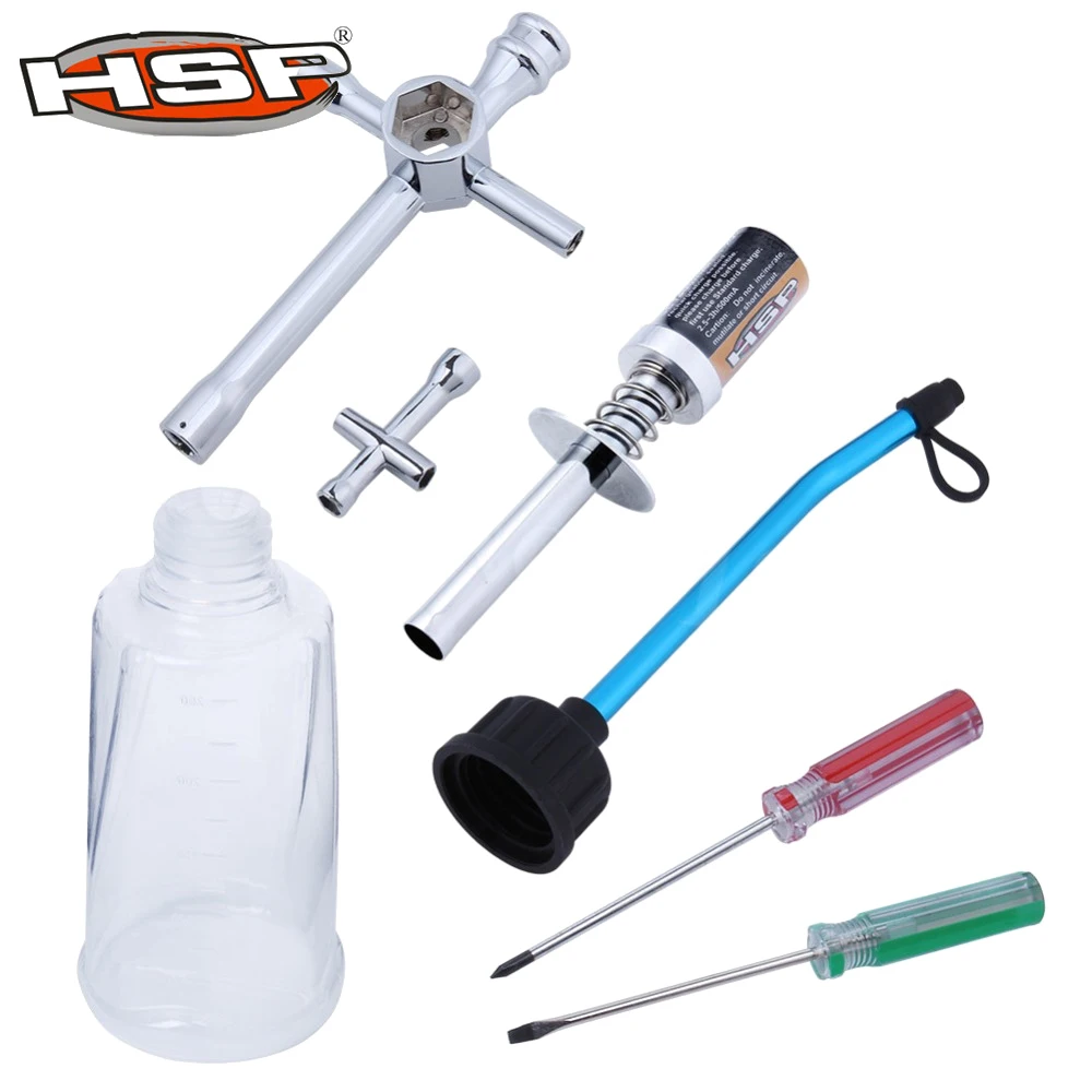 

Hot 1set HSP 80142 Nitro GAS Starter Tools Kit for 1:10 Baja's Ignition Starter Set for RC Car Part