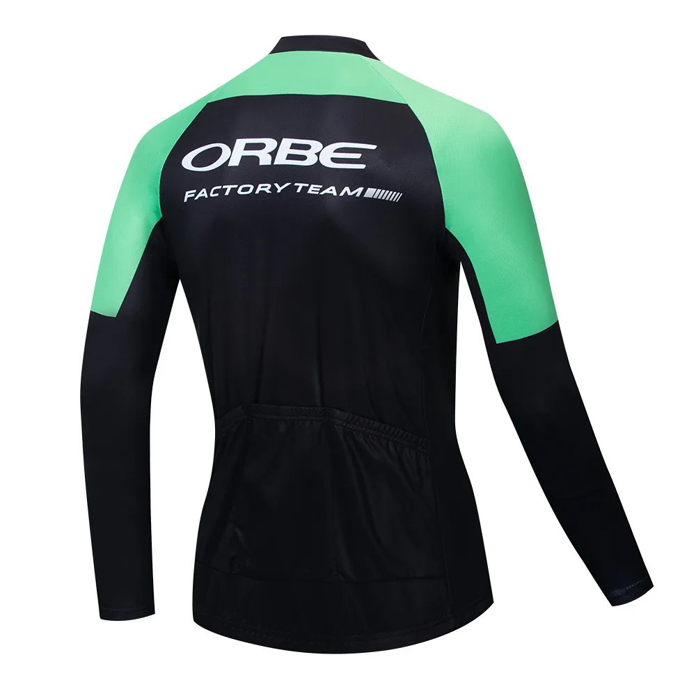 ORBE комплект одежды для велоспорта, осенняя дышащая одежда для велоспорта, одежда с длинным рукавом для горного велосипеда, Джерси, Ropa Maillot Ciclismo, костюм go pro