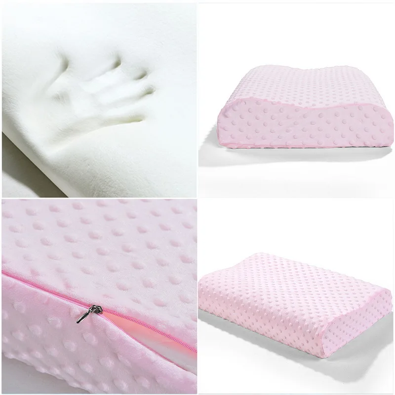 3 цвета Memory Foam Подушка массажная подушка для шеи волокно медленный отскок мягкая Ортопедическая подушка для шеи здоровье - Цвет: pillowcase 3