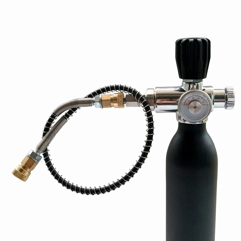 Клапан для дайвинга с воздушным наполнением адаптер 36 мм 400 бар 6000 Psi манометр 60 см