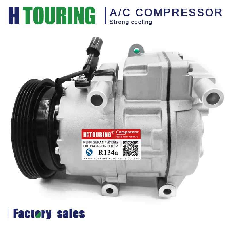 Vs16N Ac Aria Condizionata Compressore Per Hyundai Matrix 1,8 2008 Gls F500-Bb1Cb04 F500 Bb1Cb04