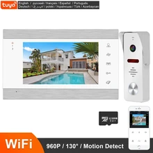 960P Video Deurbel Camera Intercom Draadloze Smart Ip Video Deurtelefoon Wifi Home Security Camera Telefoon Sensor Intercom Systeem