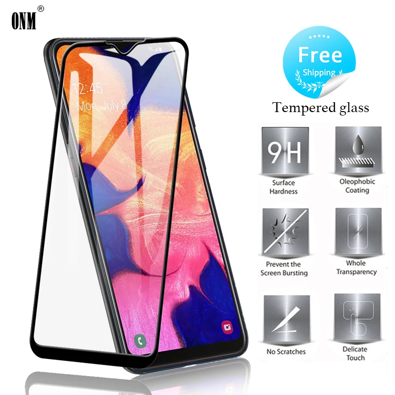 Full Cover Tempered Glass for Samsung Galaxy A10 A20 A30 A30 A50 A60 A70 A80 A90 Screen Protector Protective Film