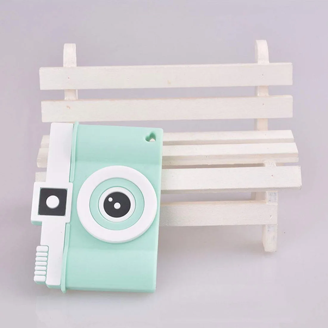 1 шт. натуральная деревянная прекрасная камера зубья фиксирующее устройство подвесная игрушка для детской кроватки органический