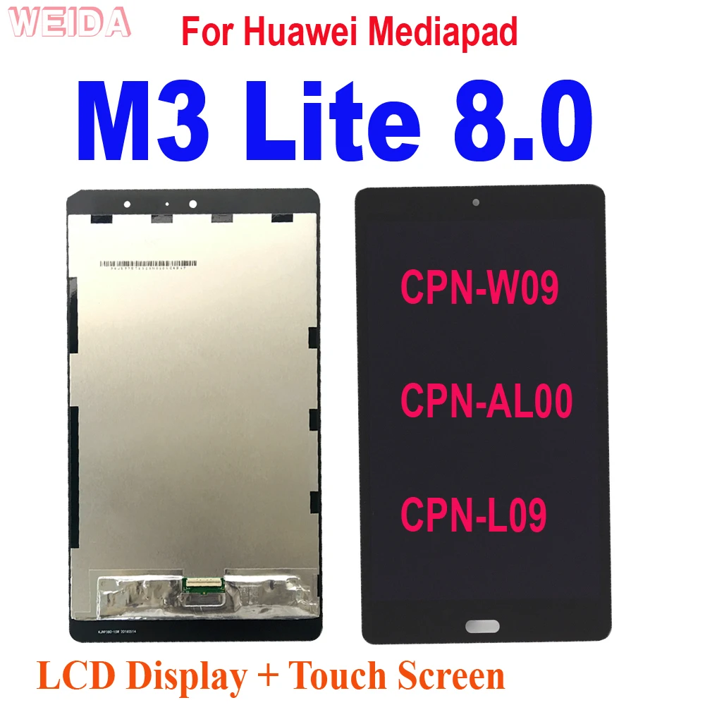 AAA + 8 0 &quotЖК-дисплей для Huawei Mediapad M3 Lite ЖК CPN-W09 CPN-AL00 CPN-L09 ЖК-дисплей сенсорный экран