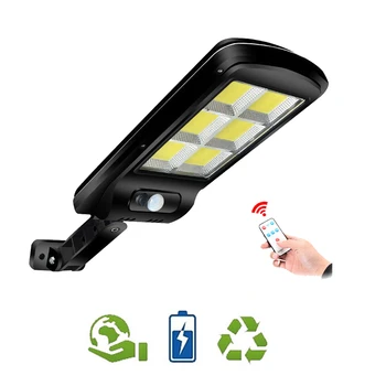 

Solar light lamp floodlight reflector Panels Led for Garden Decoration IP65 Waterproof & Heatproof Street Wall remote controller