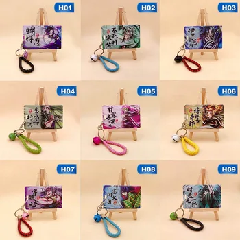 

Anime Demon Slayer: Kimetsu No Yaiba Kamado Tanjirou Student Bus Room Cartoon Badge ID CCard Cover Case Fashion Gift Pendant