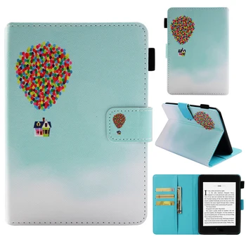 

Case For Amazon Kindle Paperwhite 4 2018 Cute Balloon Cherry Leather Auto Wake/Sleep Stand Flip Cover Tablet Cases Shockproof