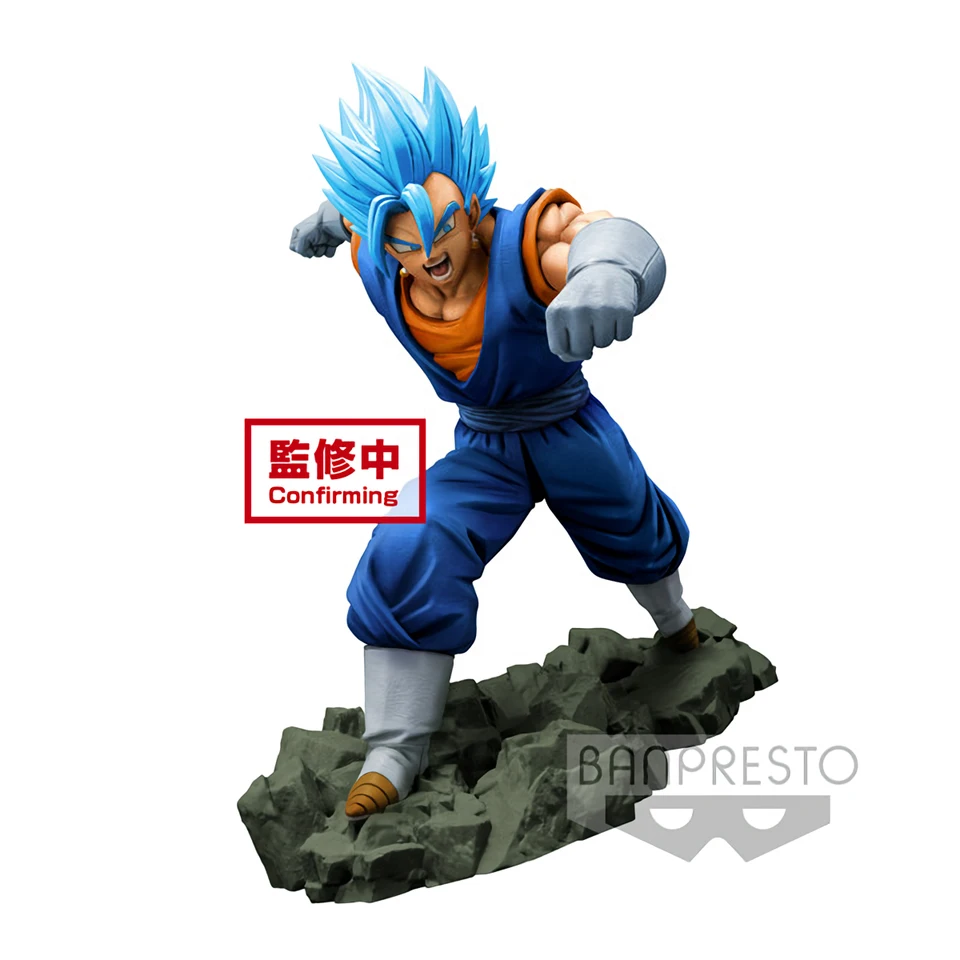 Tronzo Banpresto Dragon Ball Z Dokkan битва COLLAB Супер Saiyan синий вегетто Vegito SSJ ПВХ фигурка модель игрушки - Цвет: Vegetto