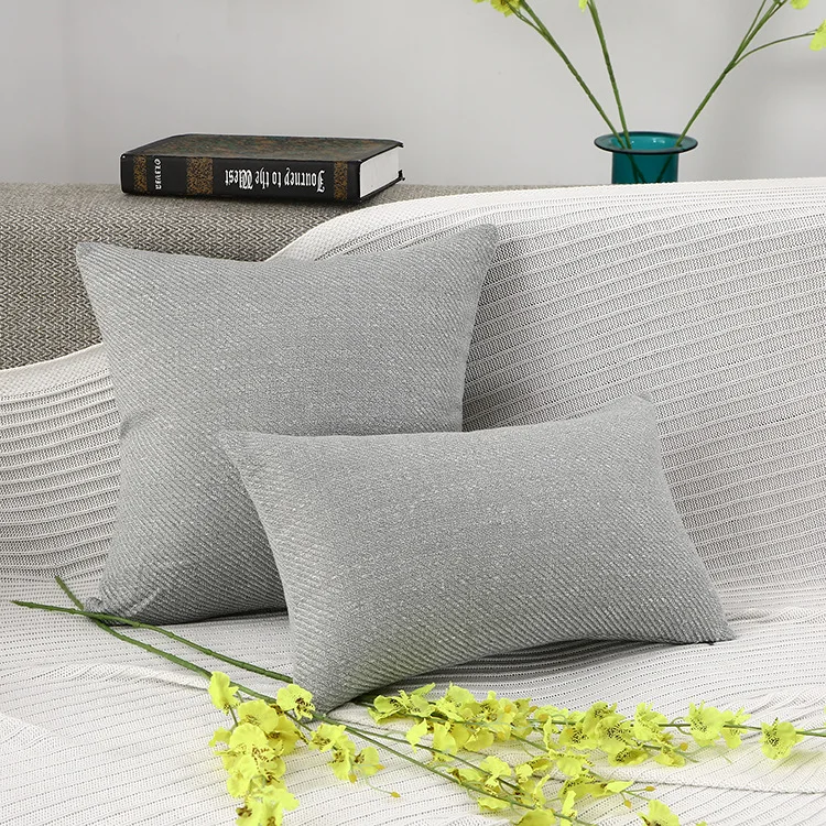 Light Grey Прочный Диван Чехол для подушки 30x50 см, 40x40 см, 45x45 см, 50 х 50 см, 60 х 60 см домашний деактивировать диванной подушки для кресло автомобиля - Цвет: Light Grey