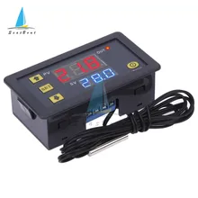 W3230 digital controlador de temperatura à prova dwaterproof água ferramentas termostato display led aquecimento refrigeração alta precisão instrumento 12/24/220 v