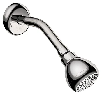 

Silver High-Pressure Shower Head 3 Inches Anti-Clogging Leak-Proof Fixed Chrome Shower Head
