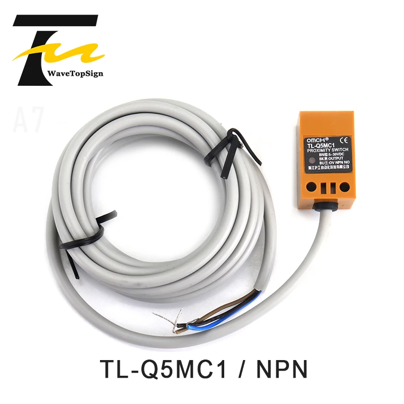 Helemaal droog Hiel gazon Square Proximity Switch Tl-q5mc1 Sensor 30vdc Three-wire Npn Normally Open  Sensing Distance 5mm For Cnc Machine - Switches - AliExpress