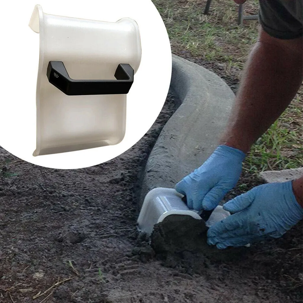 1 Pc Garden Path DIY Modeling Plastic Soil Plaster Concrete Shape Fixing Clip Home Road Decoration Maker Mold | Дом и сад