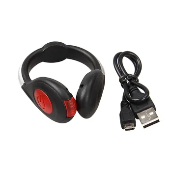 

2pcs USB Rechargeable Jogging Color Steady Outdoor IPX5 Waterproof LED Shoes Clip Light TPU Climbing Universal Night Safety